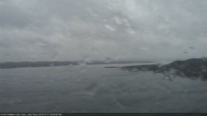 Lake Travis webcam, October 11, 2019 9:55 AM CT