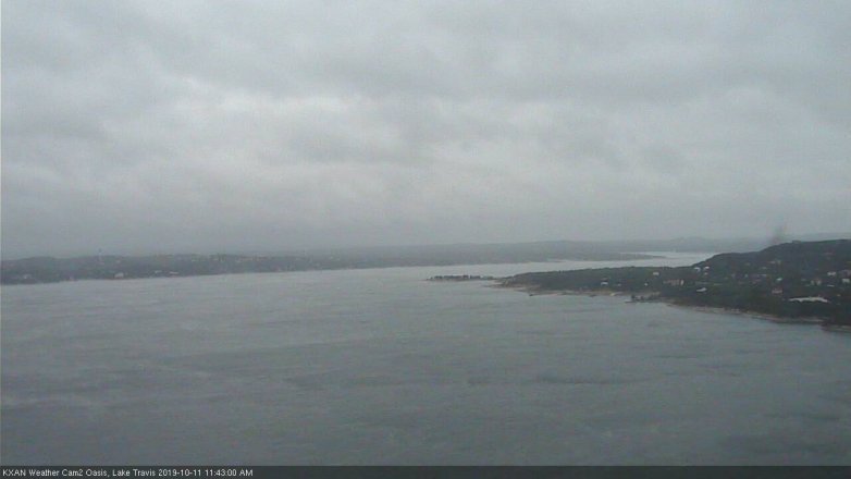Lake Travis webcam, October 11, 2019 10:45 AM CT