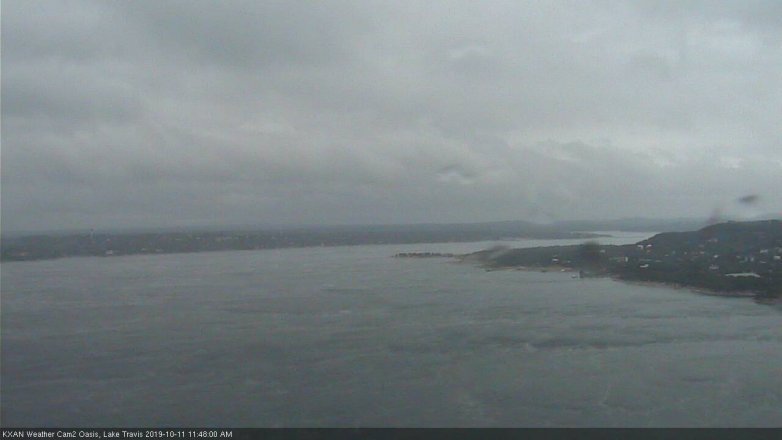 Lake Travis webcam, October 11, 2019 10:50 AM CT