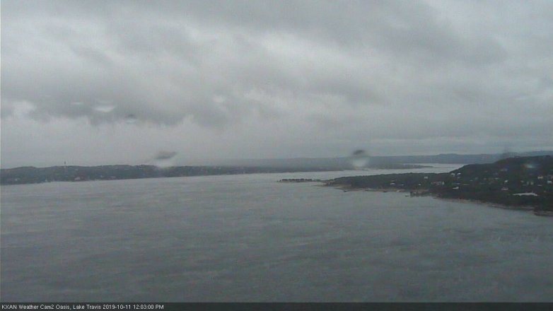 Lake Travis webcam, October 11, 2019 11:05 AM CT