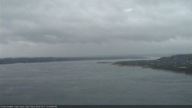 Lake Travis webcam, October 11, 2019 11:45 AM CT