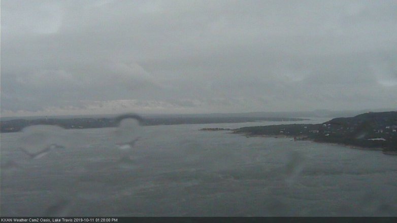 Lake Travis webcam, October 11, 2019 12:30 PM CT