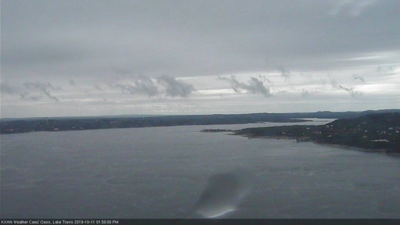 Lake Travis webcam, October 11, 2019 1:00 PM CT