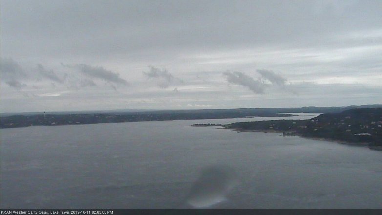 Lake Travis webcam, October 11, 2019 1:05 PM CT