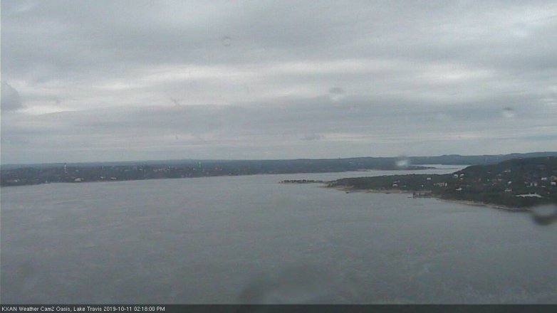 Lake Travis webcam, October 11, 2019 1:20 PM CT