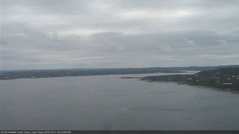 Lake Travis webcam, October 11, 2019 1:25 PM CT