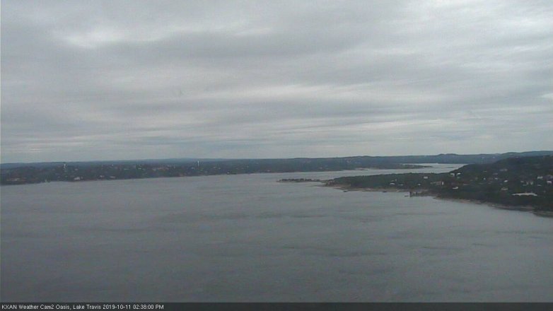 Lake Travis webcam, October 11, 2019 1:40 PM CT