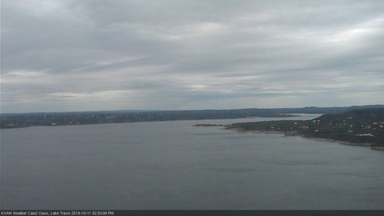 Lake Travis webcam, October 11, 2019 1:55 PM CT