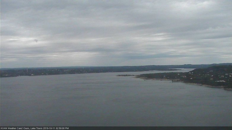 Lake Travis webcam, October 11, 2019 2:00 PM CT
