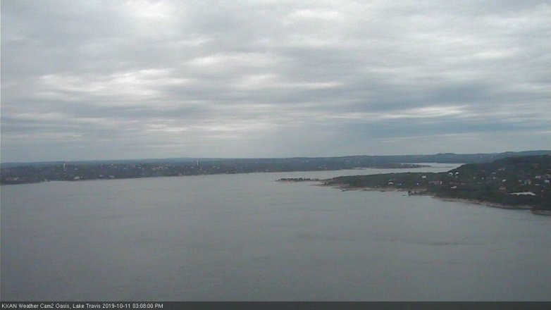 Lake Travis webcam, October 11, 2019 2:10 PM CT