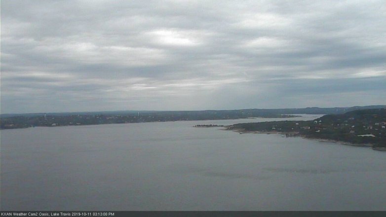 Lake Travis webcam, October 11, 2019 2:15 PM CT