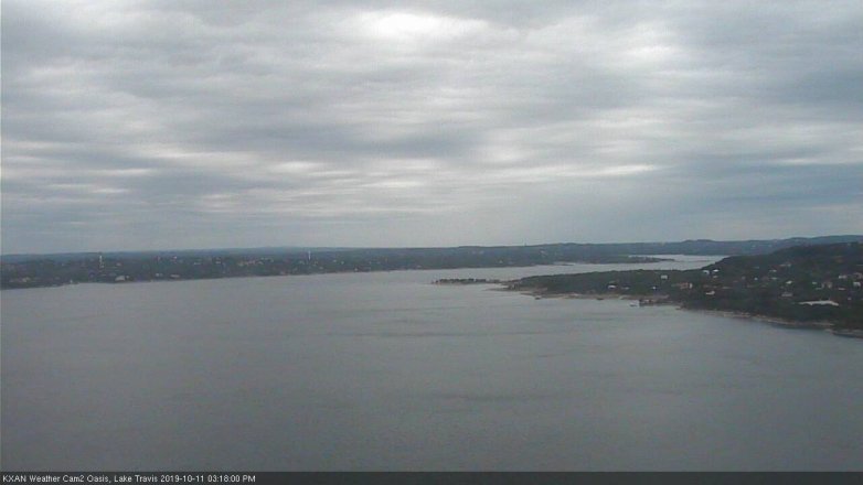 Lake Travis webcam, October 11, 2019 2:20 PM CT