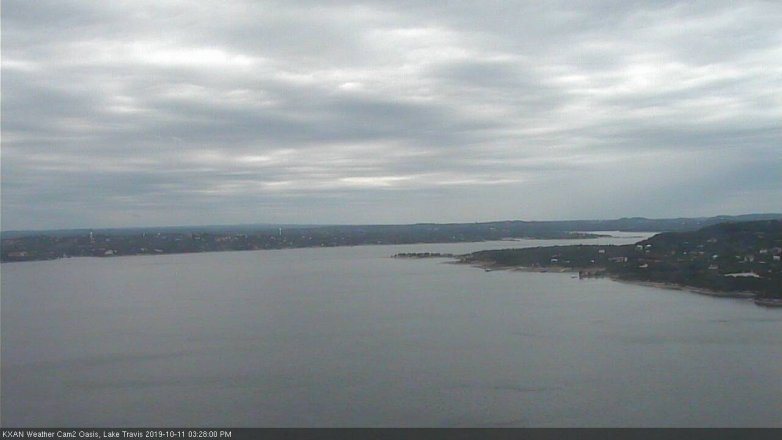 Lake Travis webcam, October 11, 2019 2:30 PM CT
