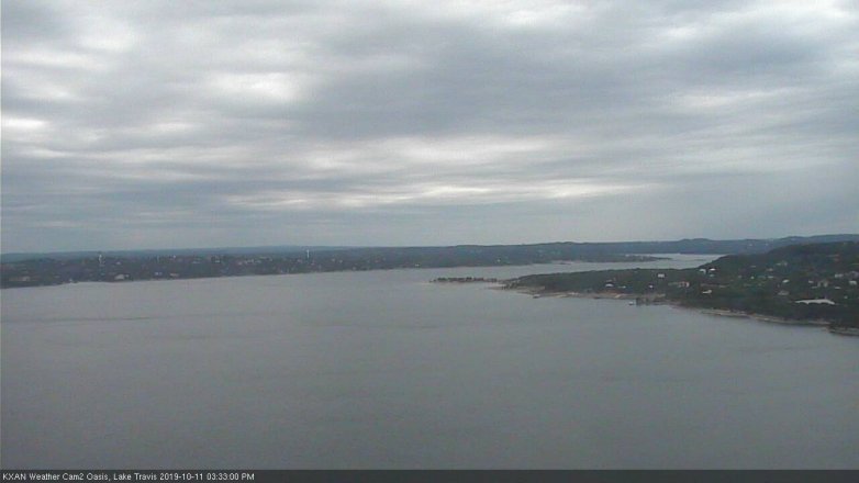 Lake Travis webcam, October 11, 2019 2:35 PM CT