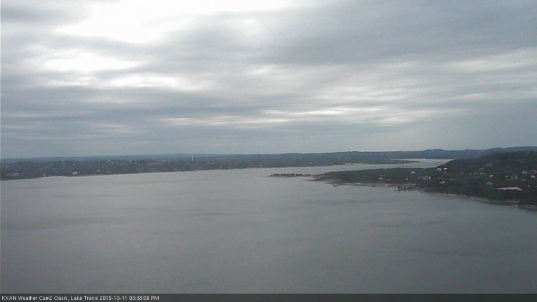 Lake Travis webcam, October 11, 2019 2:40 PM CT