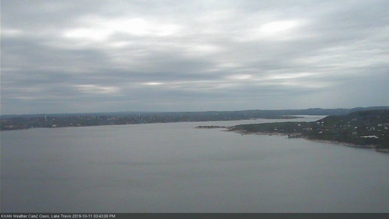 Lake Travis webcam, October 11, 2019 2:45 PM CT