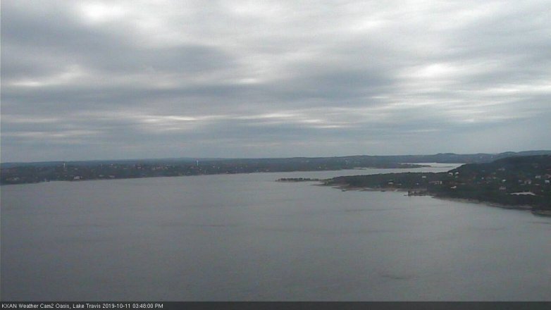 Lake Travis webcam, October 11, 2019 2:50 PM CT
