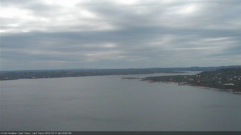 Lake Travis webcam, October 11, 2019 3:20 PM CT