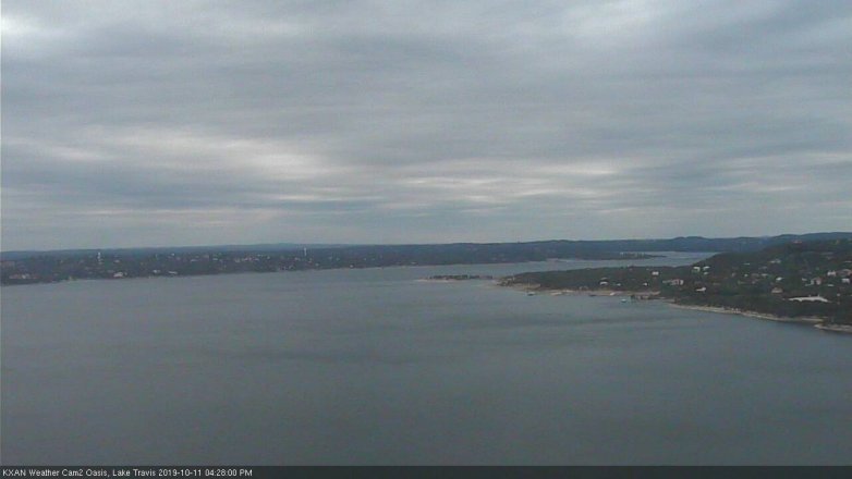 Lake Travis webcam, October 11, 2019 3:30 PM CT