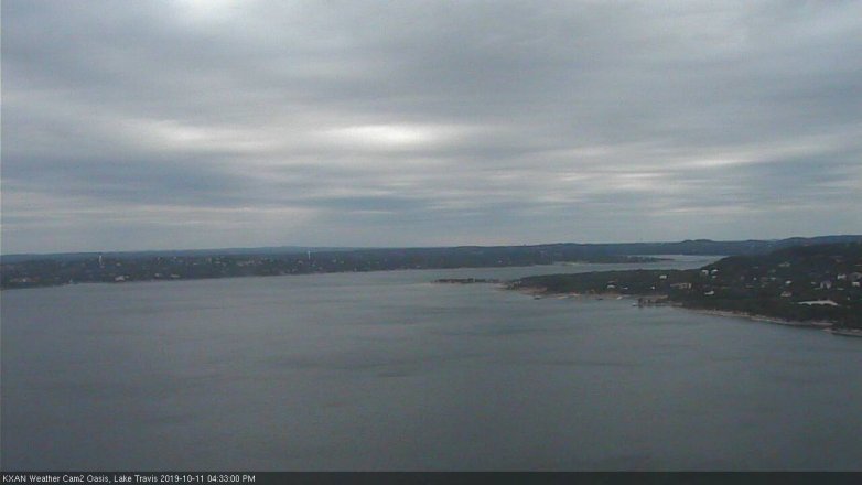 Lake Travis webcam, October 11, 2019 3:35 PM CT