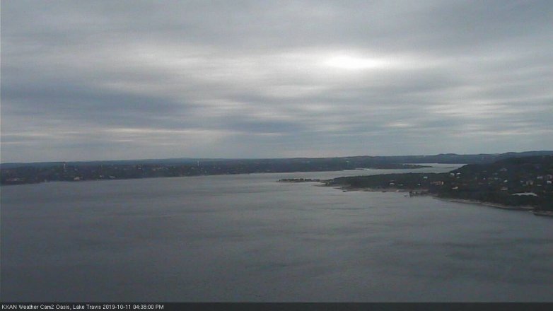 Lake Travis webcam, October 11, 2019 3:40 PM CT