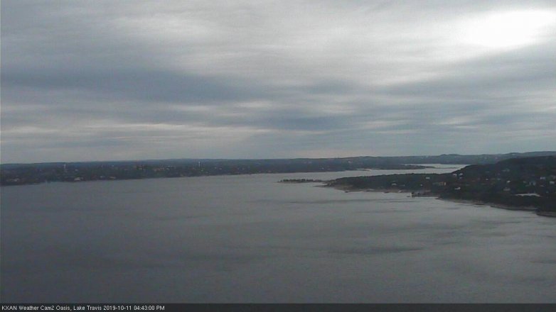 Lake Travis webcam, October 11, 2019 3:45 PM CT