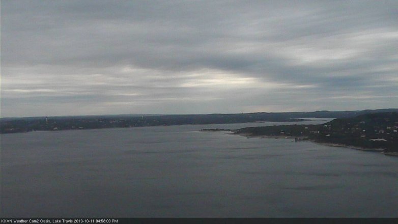 Lake Travis webcam, October 11, 2019 4:00 PM CT