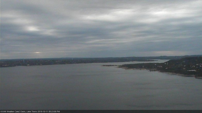 Lake Travis webcam, October 11, 2019 4:25 PM CT