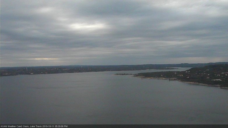 Lake Travis webcam, October 11, 2019 4:30 PM CT