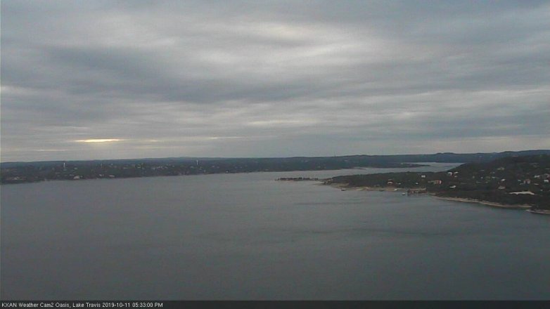 Lake Travis webcam, October 11, 2019 4:35 PM CT