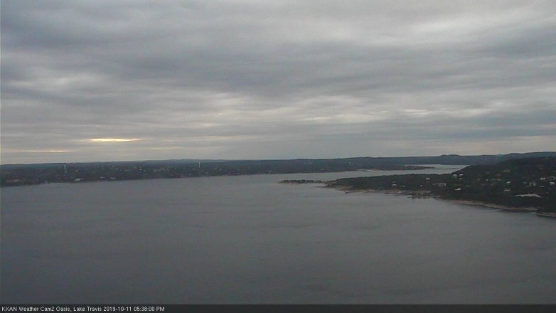 Lake Travis webcam, October 11, 2019 4:40 PM CT