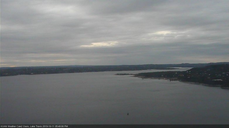 Lake Travis webcam, October 11, 2019 4:50 PM CT