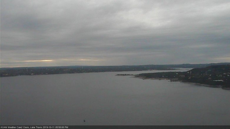 Lake Travis webcam, October 11, 2019 5:00 PM CT