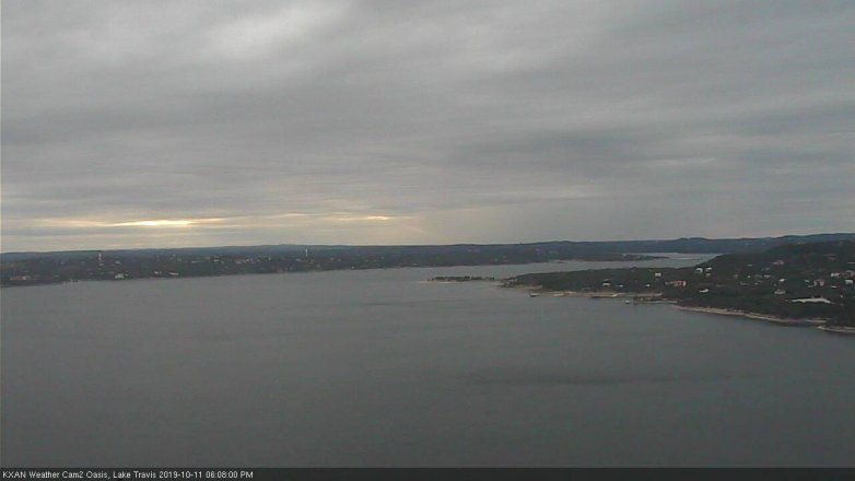 Lake Travis webcam, October 11, 2019 5:10 PM CT