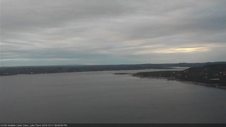 Lake Travis webcam, October 11, 2019 5:50 PM CT