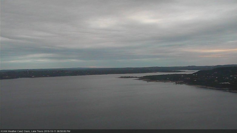 Lake Travis webcam, October 11, 2019 6:00 PM CT