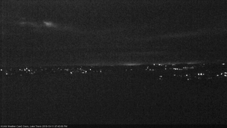 Lake Travis webcam, October 11, 2019 6:45 PM CT