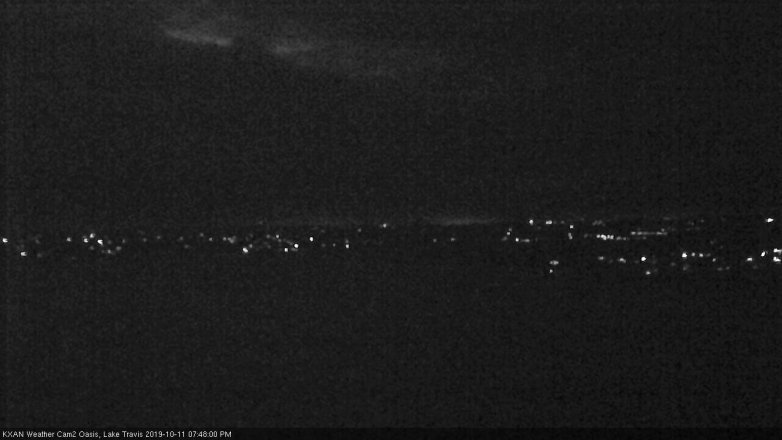 Lake Travis webcam, October 11, 2019 6:50 PM CT