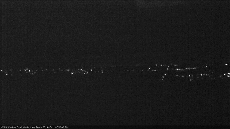 Lake Travis webcam, October 11, 2019 6:55 PM CT