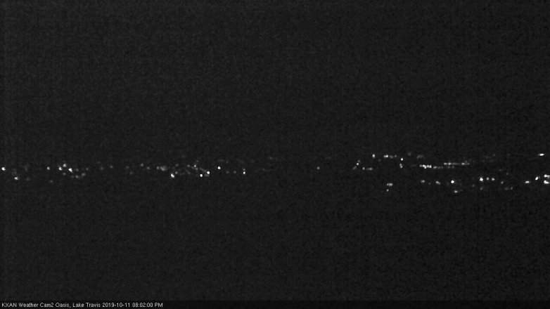 Lake Travis webcam, October 11, 2019 7:05 PM CT