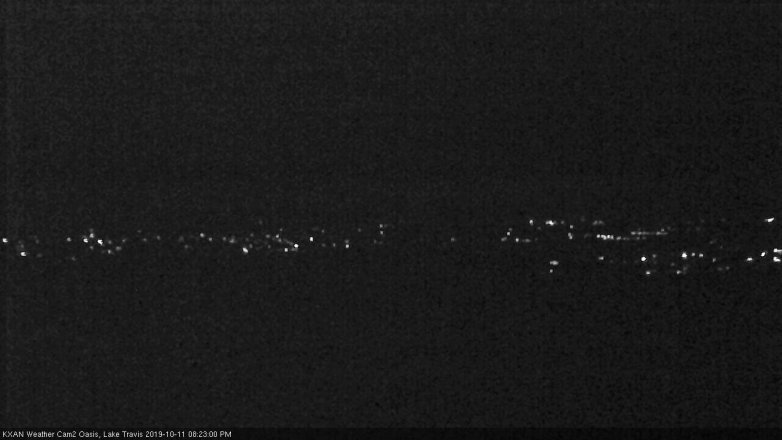 Lake Travis webcam, October 11, 2019 7:25 PM CT
