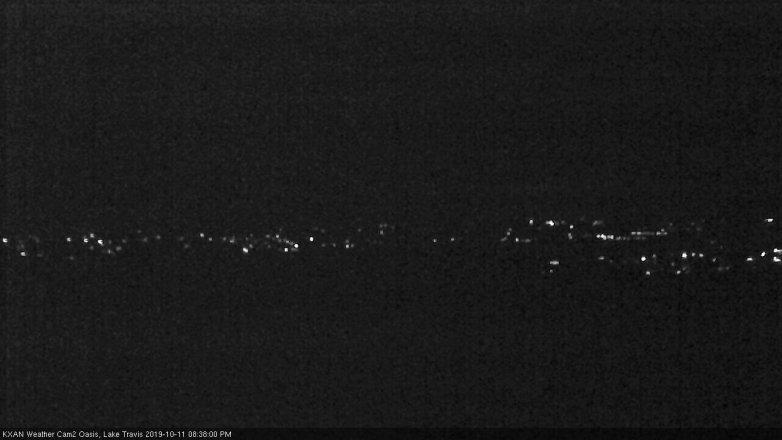 Lake Travis webcam, October 11, 2019 7:40 PM CT
