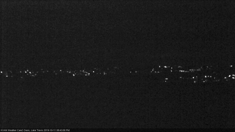 Lake Travis webcam, October 11, 2019 7:45 PM CT