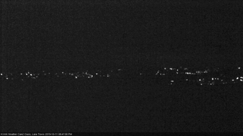 Lake Travis webcam, October 11, 2019 7:50 PM CT