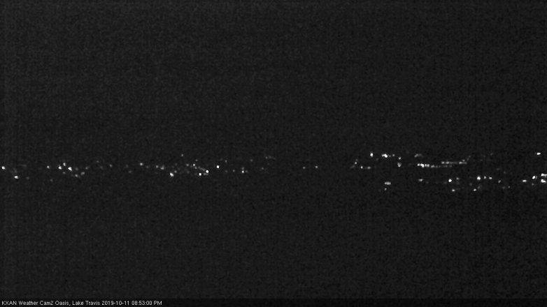 Lake Travis webcam, October 11, 2019 7:55 PM CT