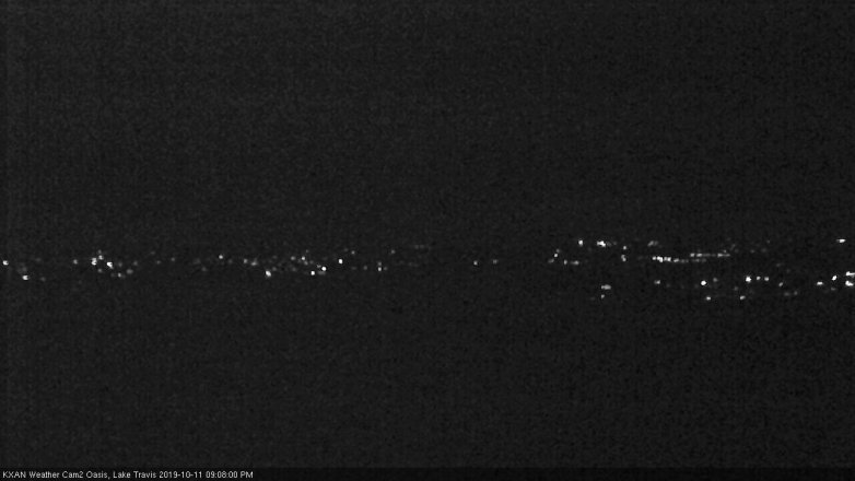 Lake Travis webcam, October 11, 2019 8:10 PM CT