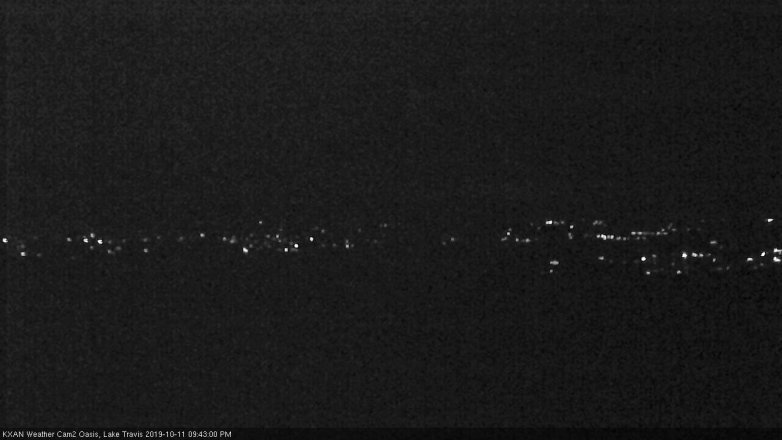 Lake Travis webcam, October 11, 2019 8:45 PM CT