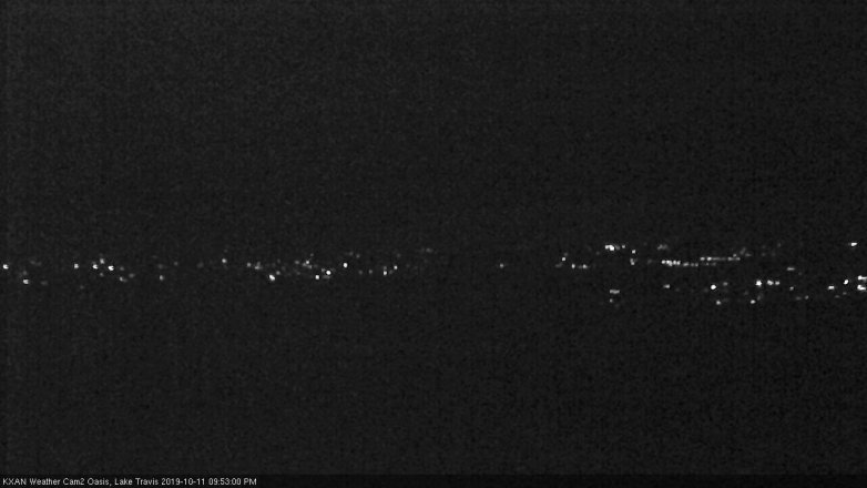 Lake Travis webcam, October 11, 2019 8:55 PM CT