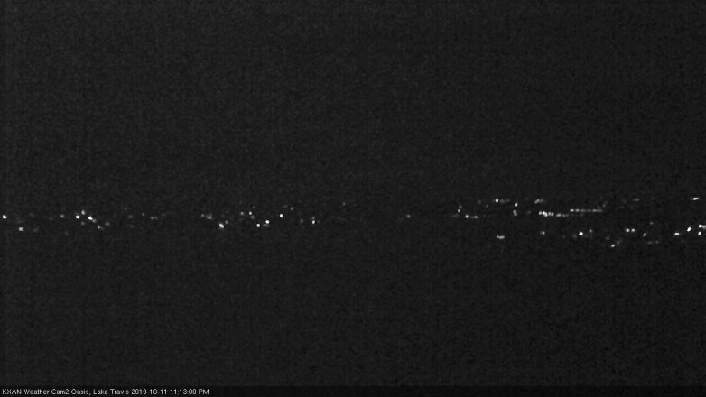 Lake Travis webcam, October 11, 2019 10:15 PM CT
