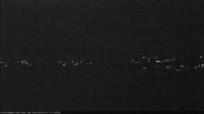 Lake Travis webcam, October 11, 2019 10:20 PM CT